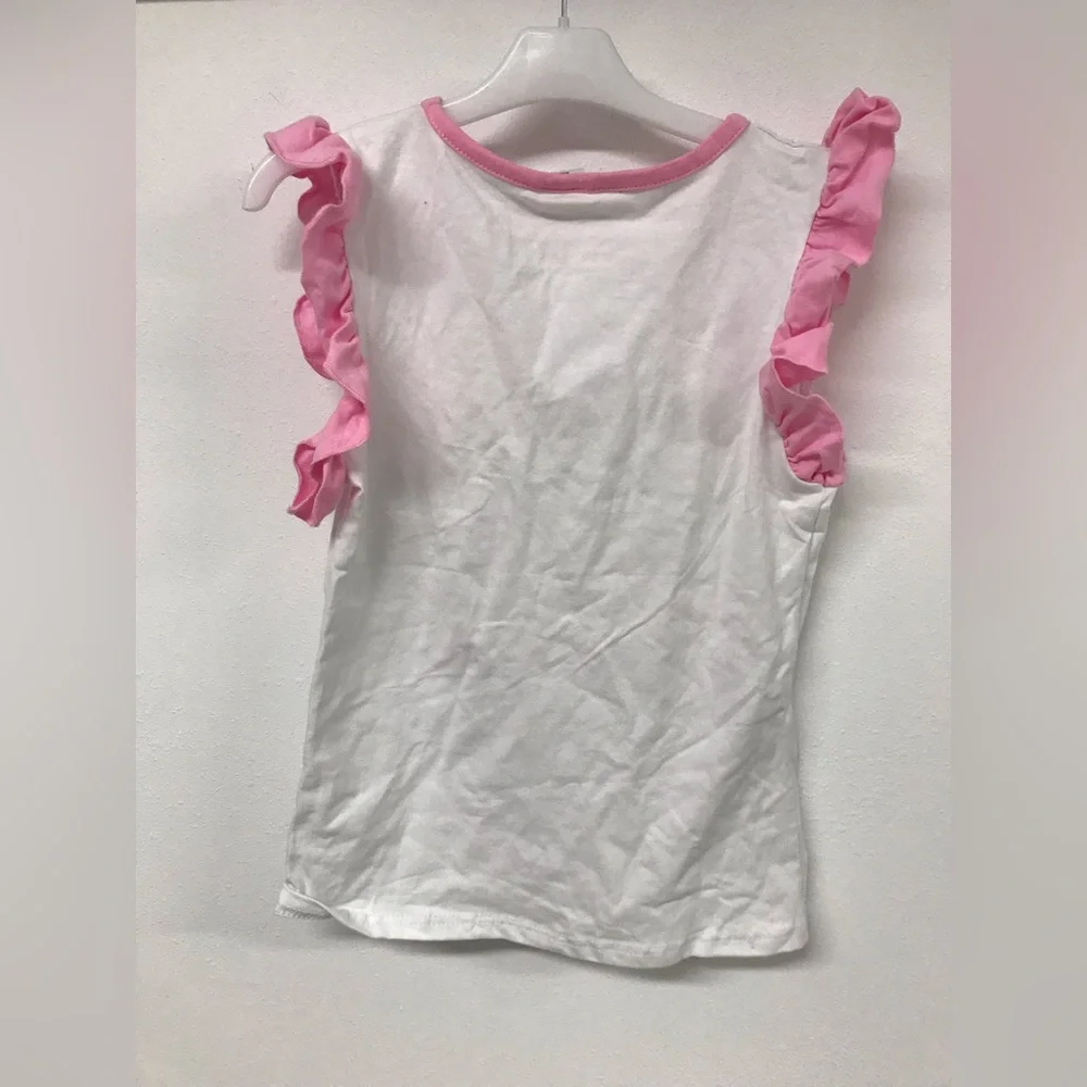 Little Girl Toddler Cap Sleeve Unicorn Party Birthday Girl Party Top